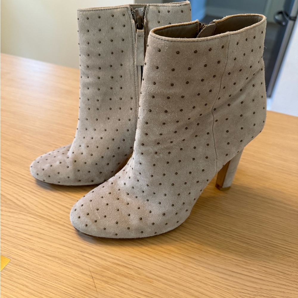 Joie Grey Heeled Booties